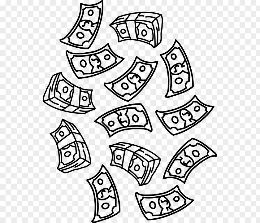 Cashblackandwhite Money Currency Pair Drawing Bank United States Dollar PNG