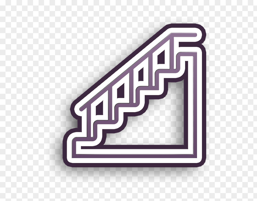 Household Set Icon Floor Stairs PNG