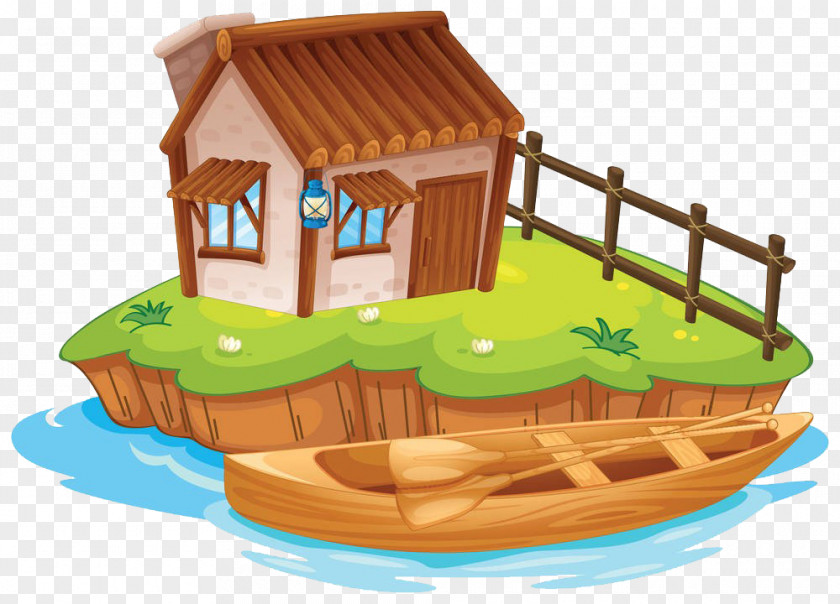 Island House Royalty-free Log Cabin Clip Art PNG
