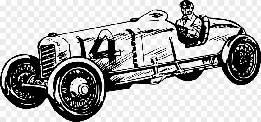 Race Car Sports Vintage Auto Racing Clip Art PNG