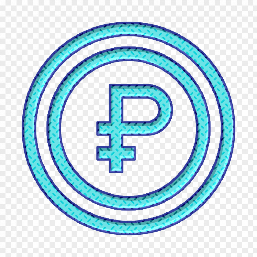 Ruble Icon Russia Coin PNG