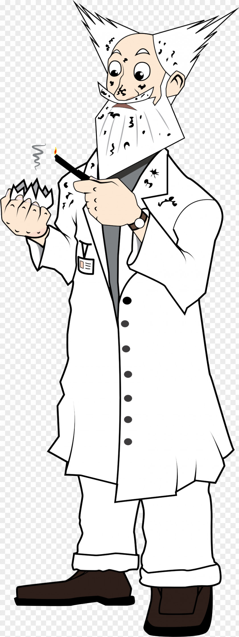 Scientists Do Experiments Drawing Scientist Clip Art PNG