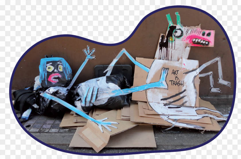 Art Is Trash Waste Street Artist PNG