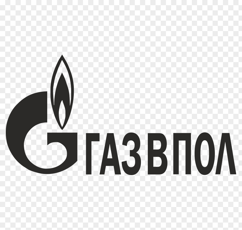 Gazprom Logo Brand Product Design Font PNG