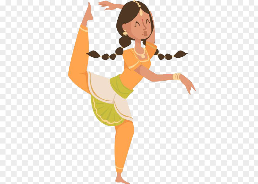 A Woman Who Practices Yoga Bollywood Dance Royalty-free Clip Art PNG