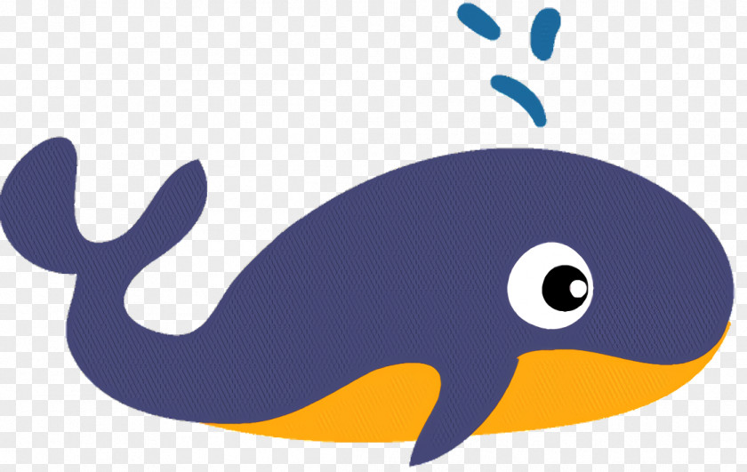 Blue Whale Cetacea Cartoon PNG