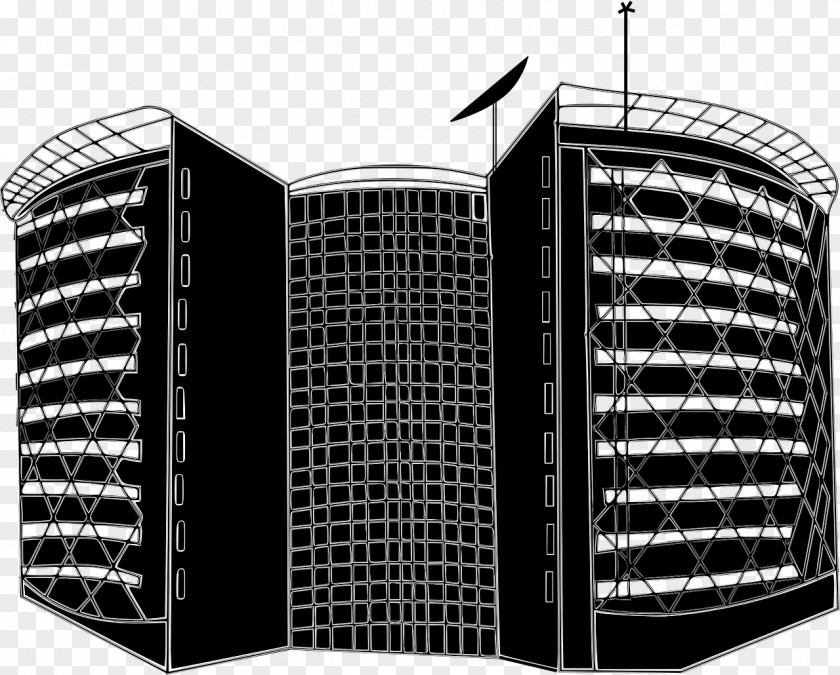 Hyderabad Cyber Towers Building Clip Art PNG