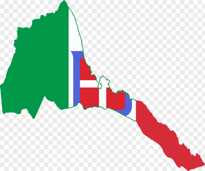 Italian Flag Image Eritrea Map Of PNG