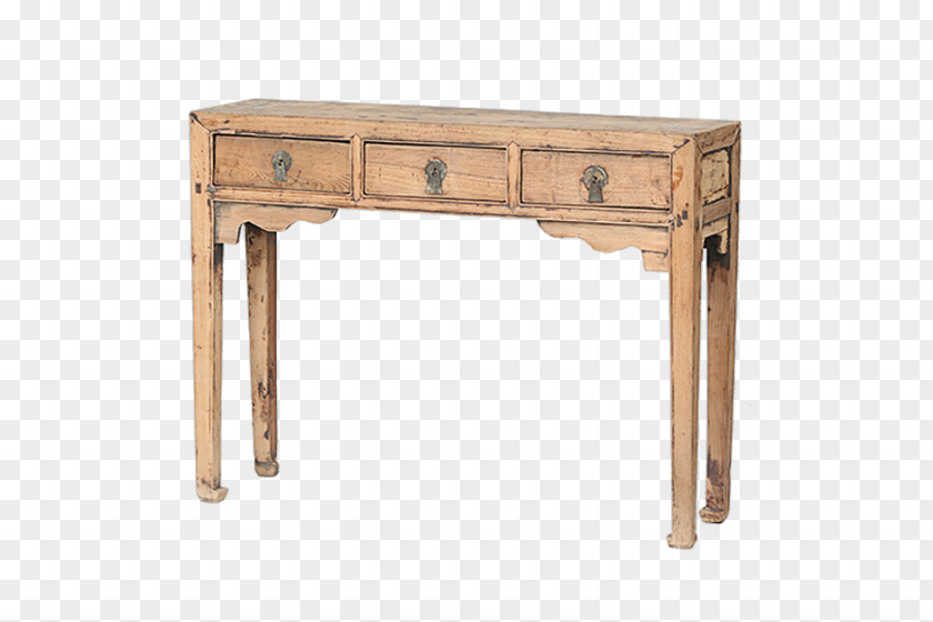 Table Lowboy Drawer Furniture Desk PNG