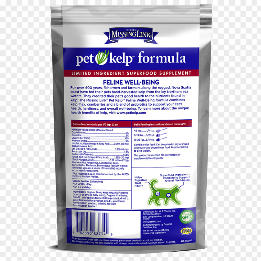 Well Being Cat Dog Dietary Supplement Kelp Pet PNG