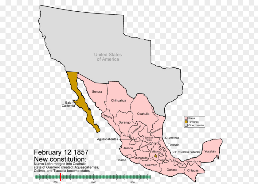Map Administrative Divisions Of Mexico Texas New Mexican–American War Nuevo León PNG