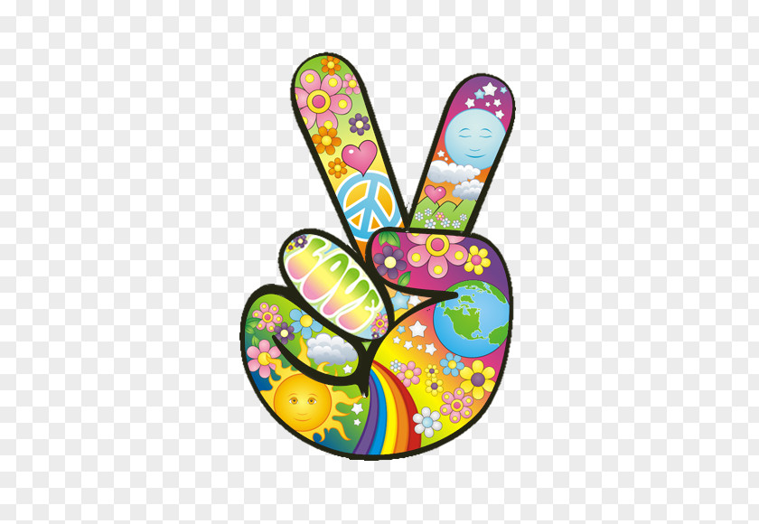 Symbol 1960s Peace Symbols Hippie Flower Power PNG