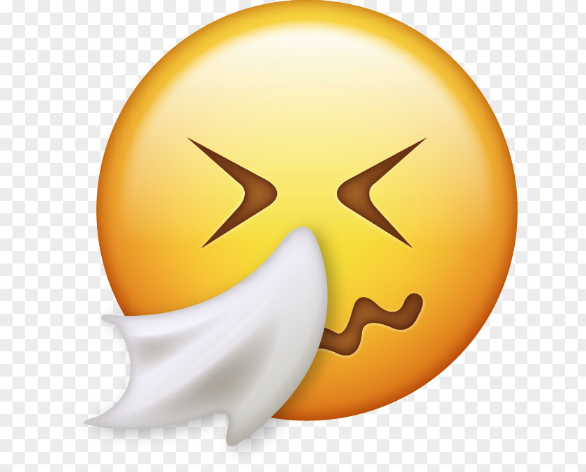 Apple Splash IPhone Emoji Emoticon Smiley Sneeze PNG