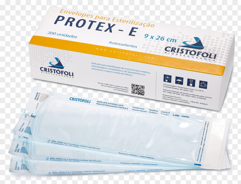 Envelope Sterilization Autoclave Paper PNG