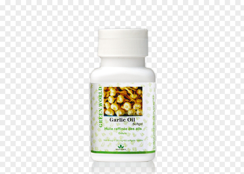 Green Garlic Softgel Health Fish Oil PNG