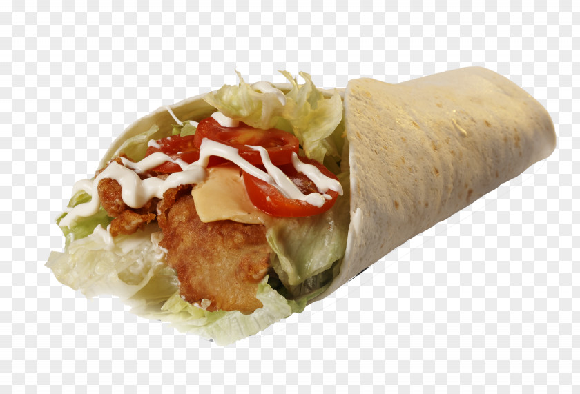 Shawarma Wrap Burrito Gyro Fast Food PNG
