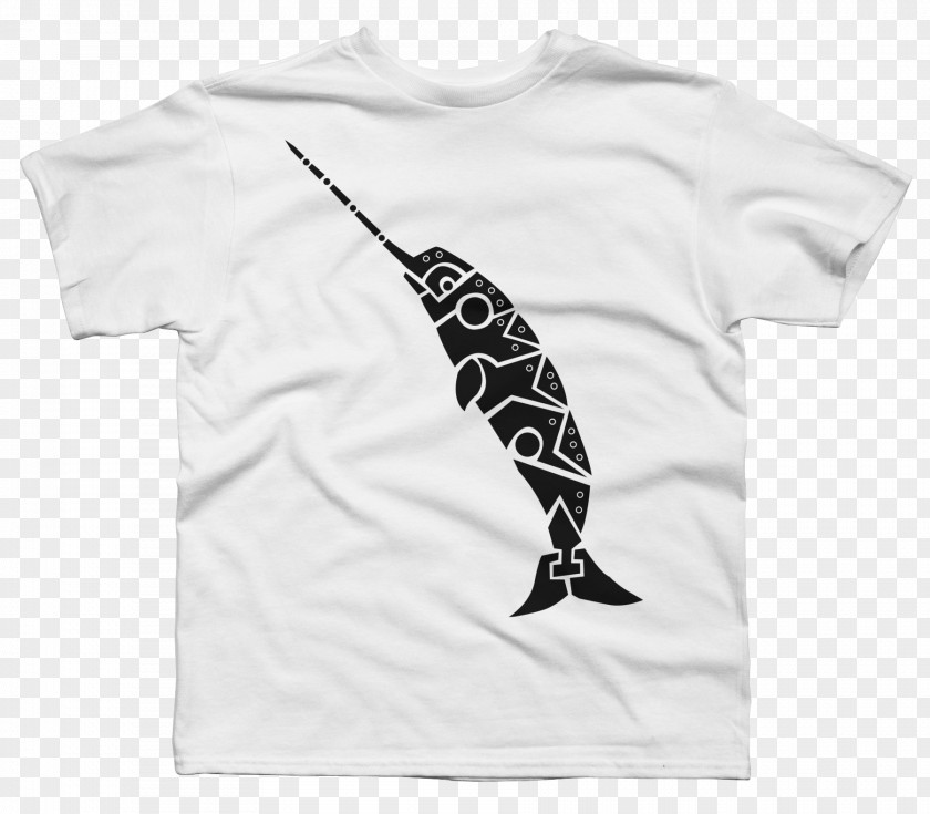 T-shirt Narwhal Art Printmaking Whale PNG