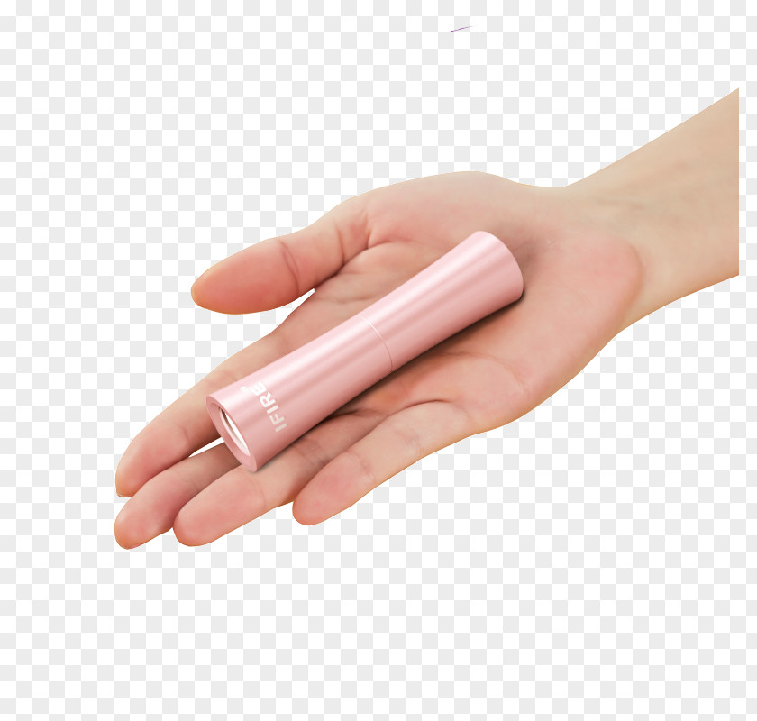 Holding The Fluorescent Agent Test Pen Light Fluorescence Lamp PNG