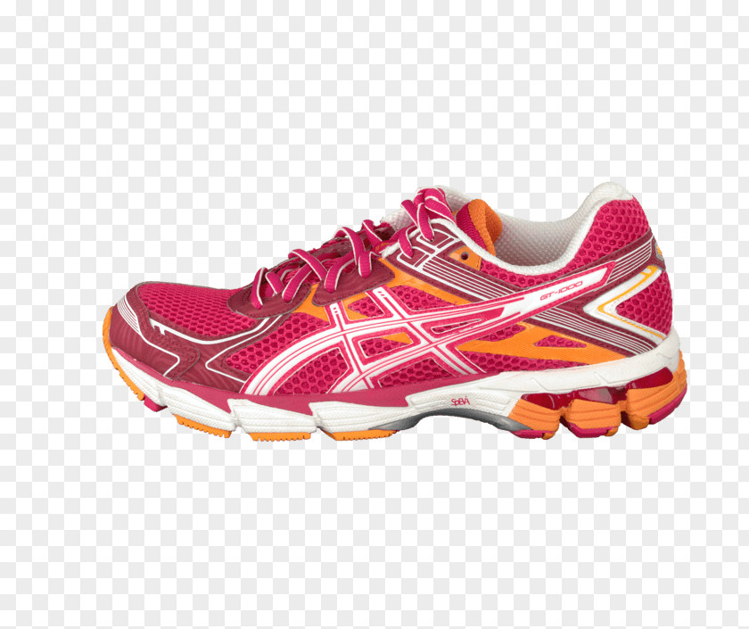 Hot Pink Asics Tennis Shoes For Women Sports Hiking Boot Sportswear Walking PNG