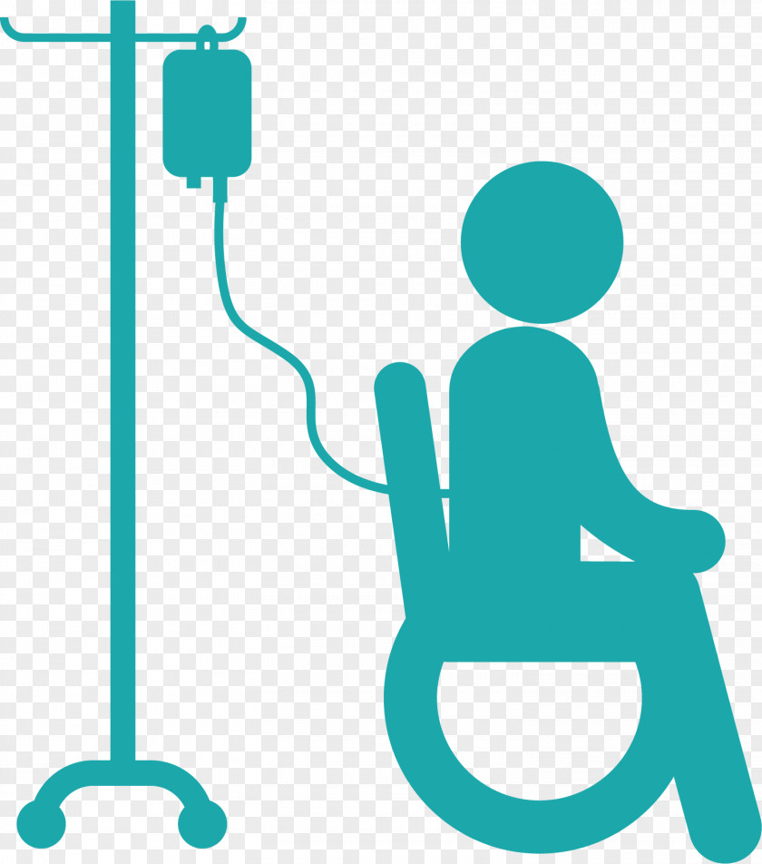 Patient Bed Infusion Cartoon Health Care Hospital Icon PNG