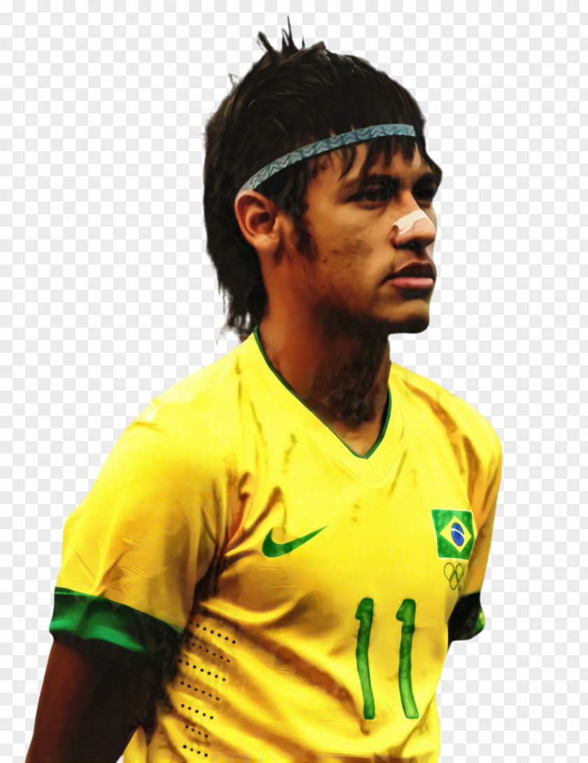 Yellow Player Football Background PNG