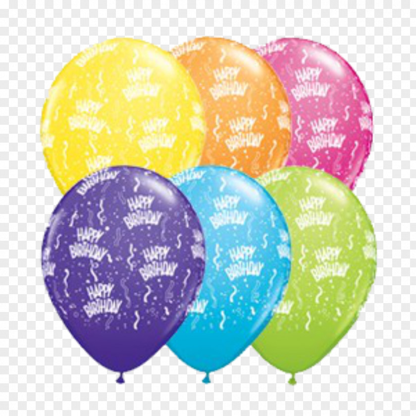 Balloon Toy Happy Birthday To You Party PNG