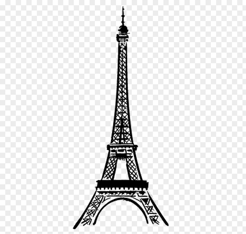 Eiffel Tower Silhouette PNG