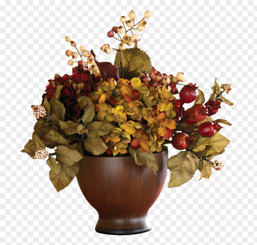 Flower Hydrangea Artificial Glass Floristry PNG