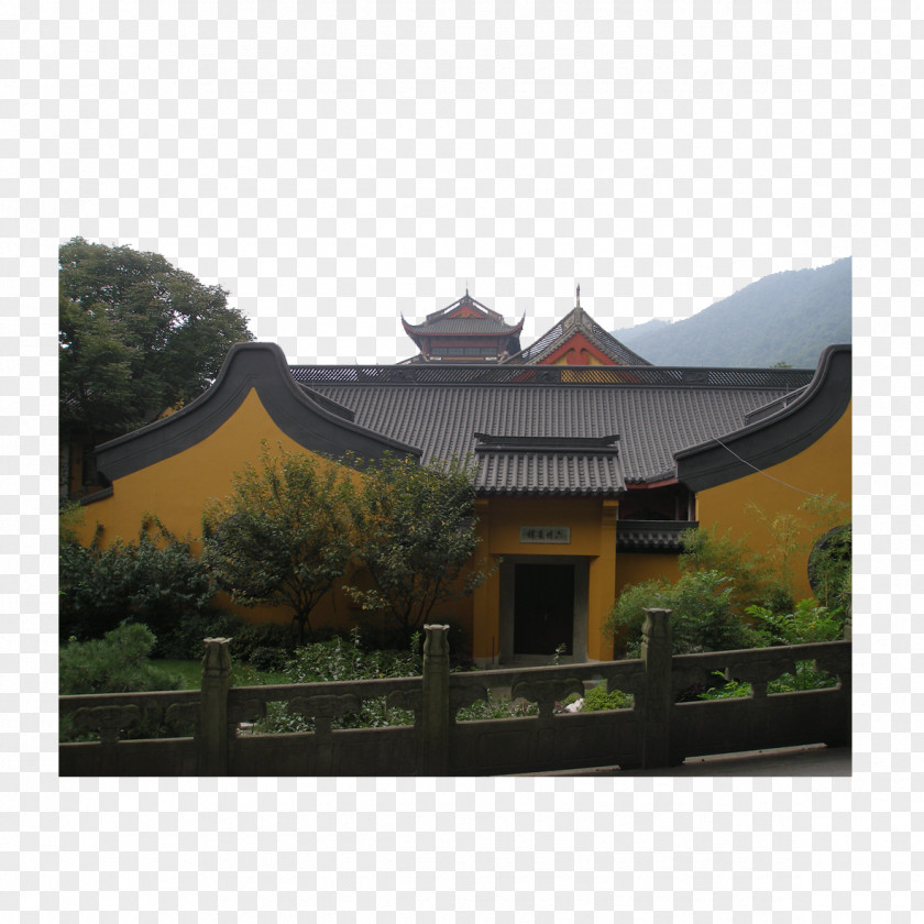Hangzhou Temple Architectural Landscape Lingyin Architecture Buddhist PNG