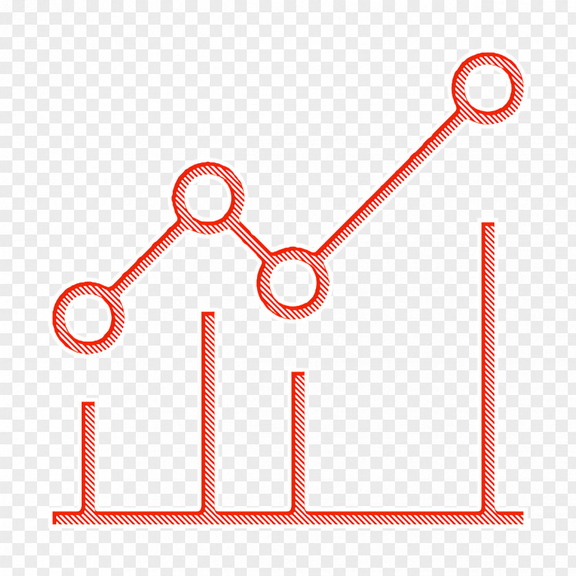 SEO & Marketing Icon Line Chart PNG