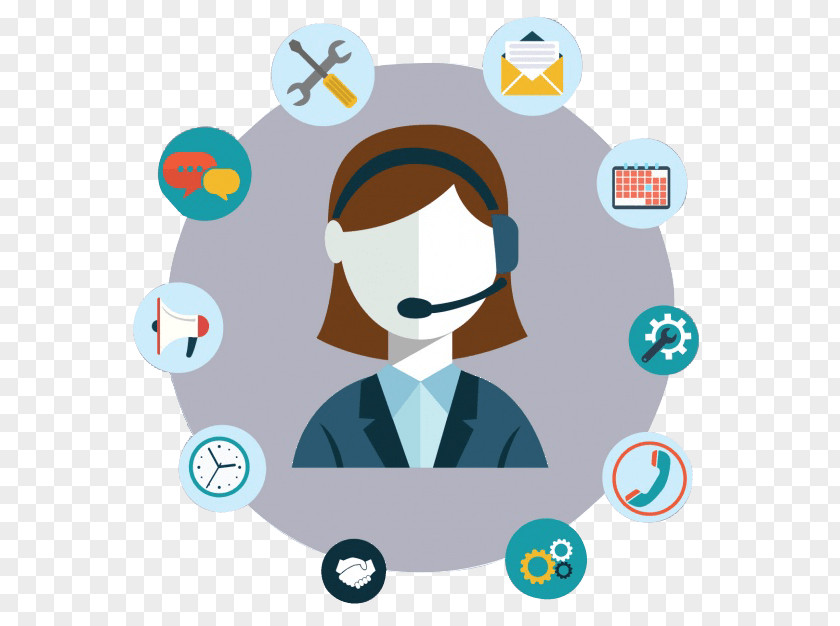 Call Center Agent Cartoon Customer Service Consumer Technical Support PNG