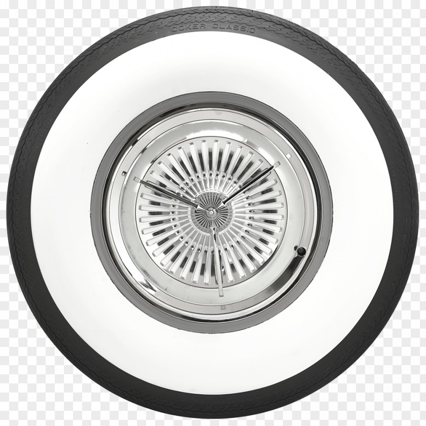 Car Whitewall Tire Alloy Wheel Wire PNG