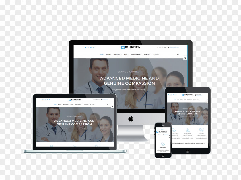 Clean Layout Responsive Web Design Template Bootstrap Joomla Theme PNG