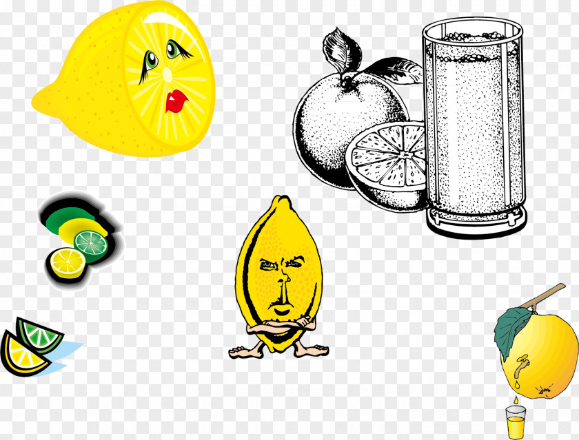 Lemon Fresh Fruit Juice Shop Poster Material Apple Auglis PNG