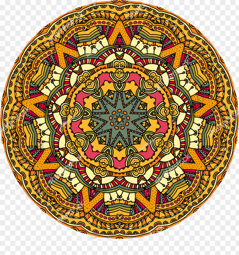 Mandala Design Wall Ornament Stock Photography PNG