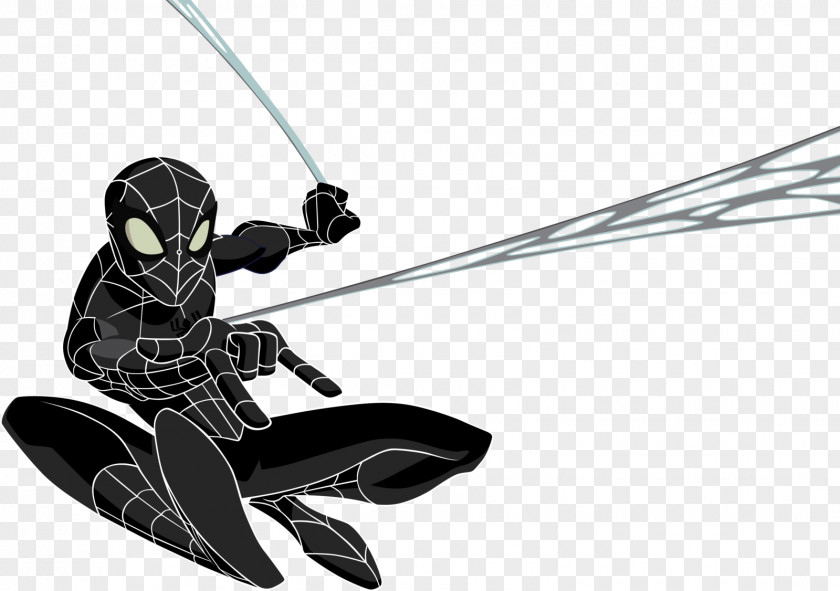 Spiderman Black Spider-Man Animated Series Drawing Animation Cartoon PNG