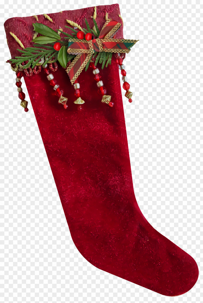 Holiday Ornament Christmas Stocking Socks PNG