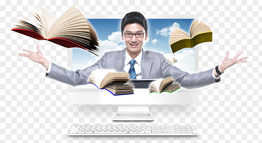 Laptop And Figures Download Online To Offline Computer PNG