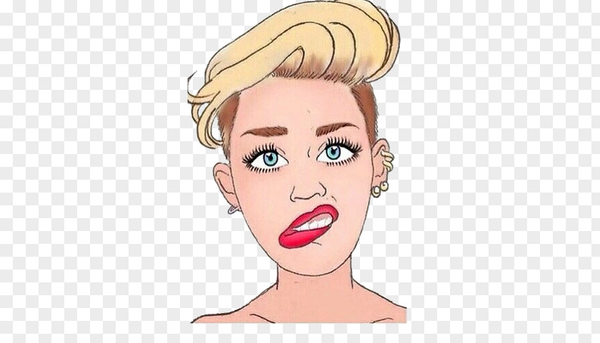 Miley Cyrus Drawing Graphic Design PNG