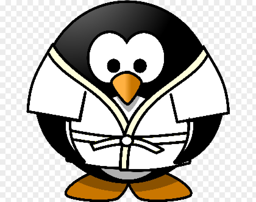 Penguin Judogi Sport Clip Art PNG