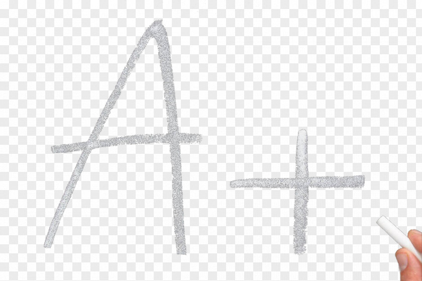 Chalk Handwritten With A + Handwriting Pattern PNG