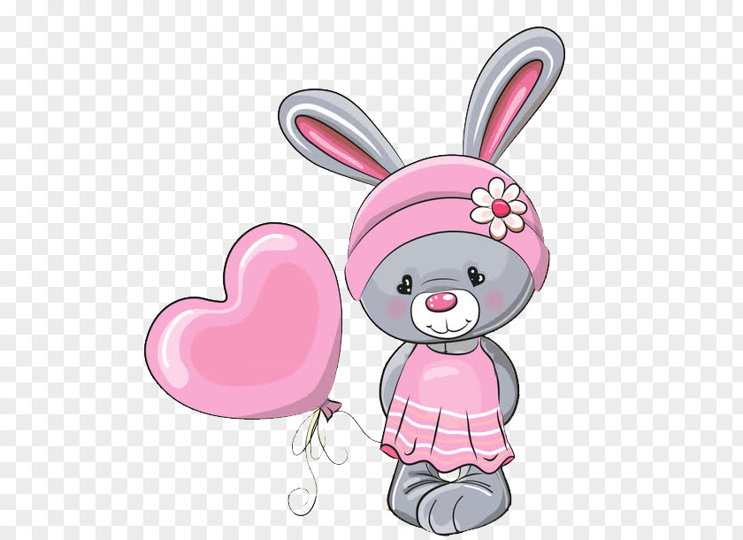 Lost Bunny Rabbit Cartoon Cuteness Clip Art PNG