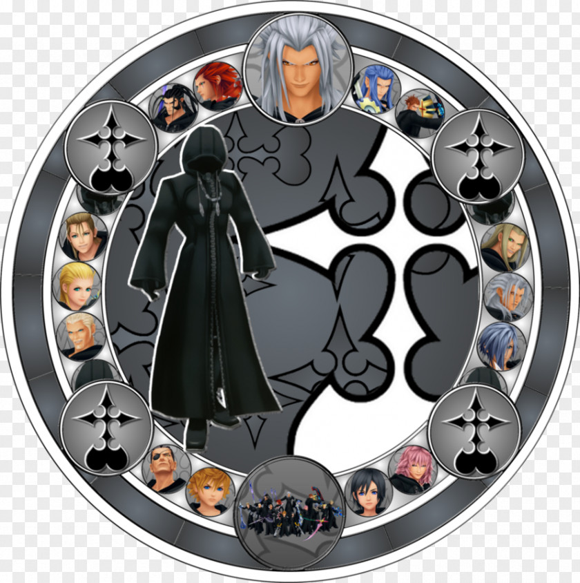 Organization XIII Kingdom Hearts HD 1.5 Remix Birth By Sleep Stained Glass PNG