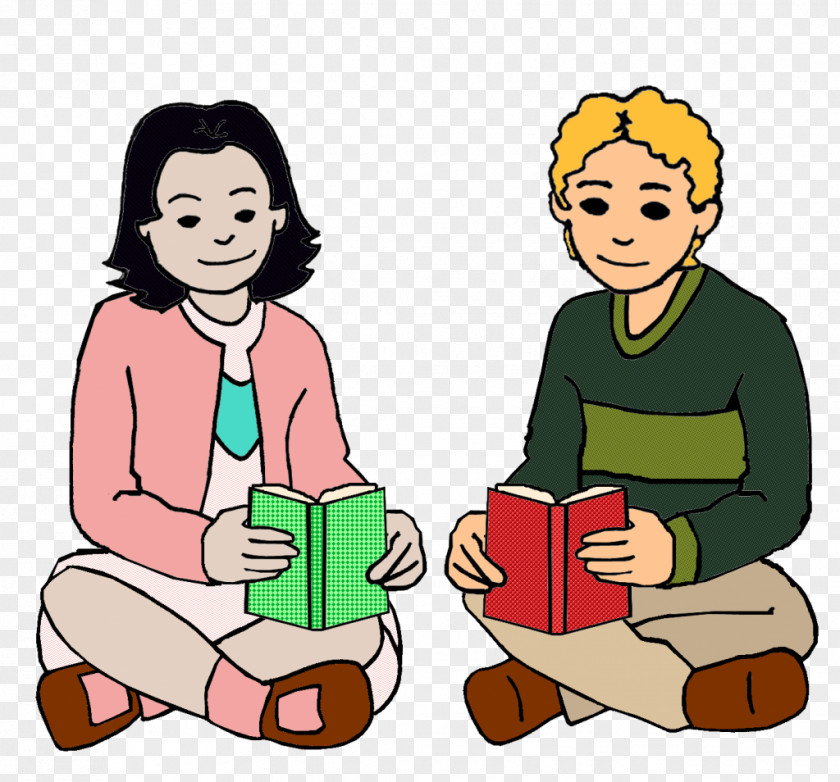 Students Talking Cliparts Student Reading Think-pair-share Clip Art PNG