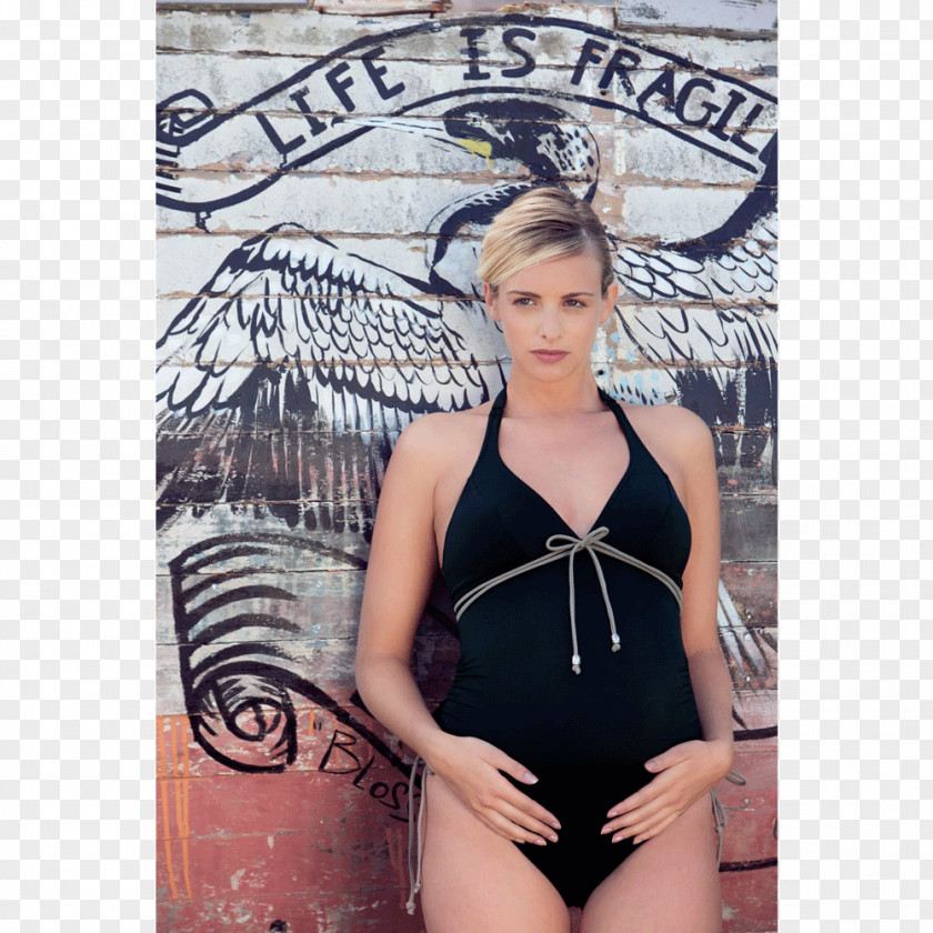 Woman One-piece Swimsuit Maternity Clothing Cache-cœur PNG