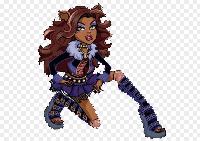 Clawdeen Wolf Monster High Demon Marathon PNG