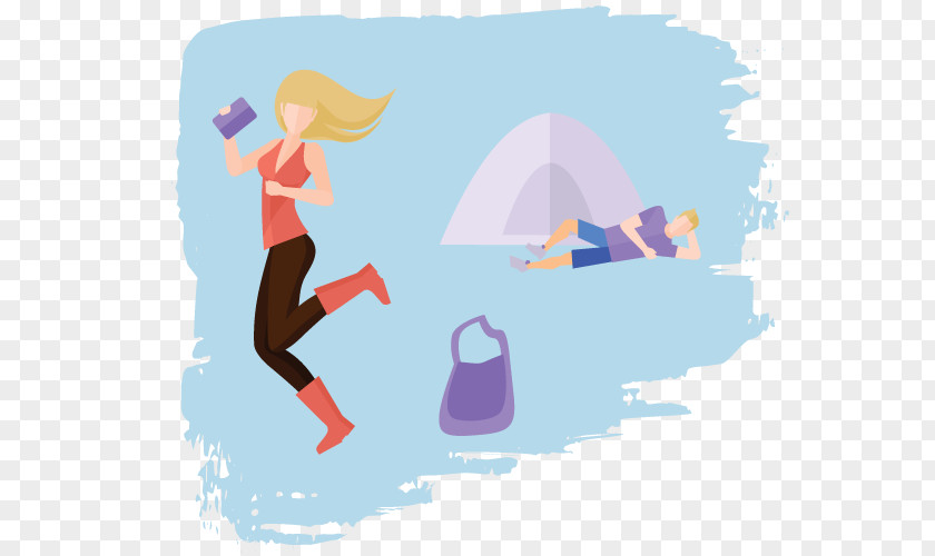 Funny Camping Accidents Clip Art Illustration Human Behavior Desktop Wallpaper Shoe PNG