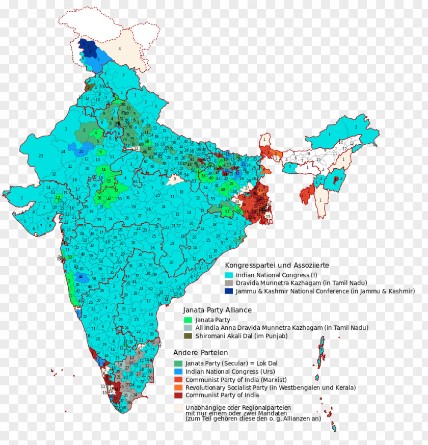 India Indian General Election, 2004 British Raj Map 1991 PNG
