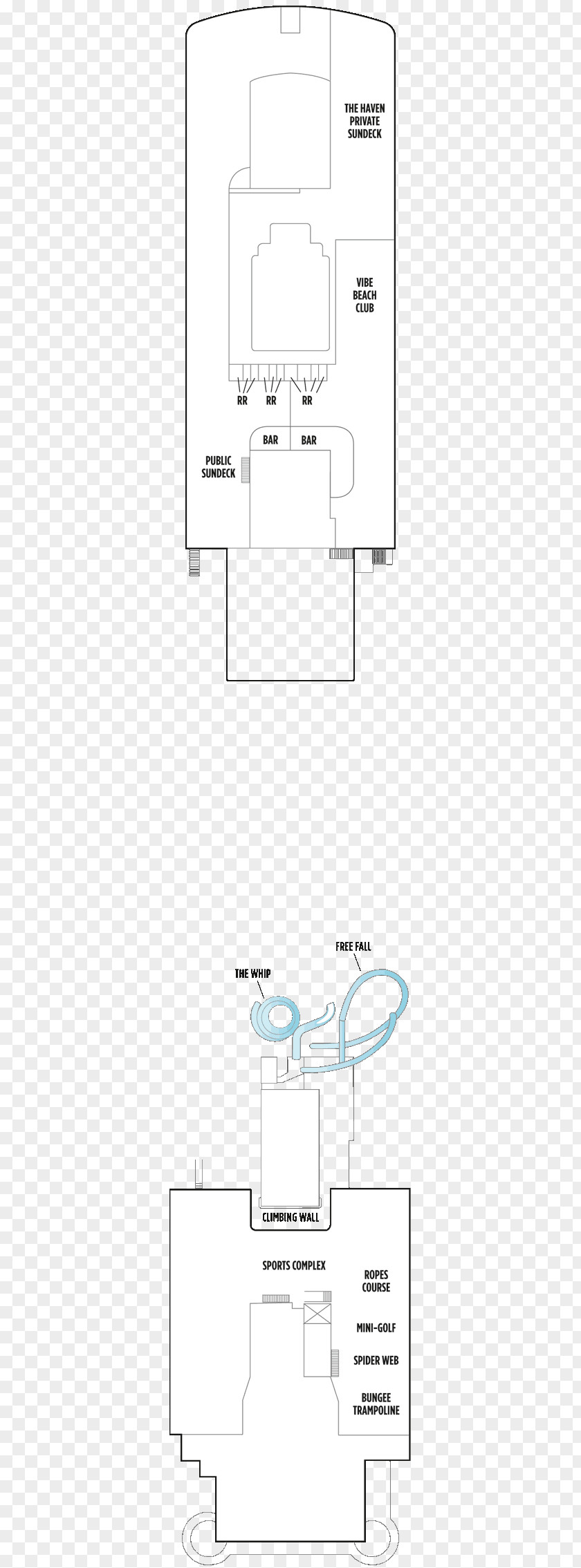 Norwegian Breakaway Floor Plan Product Design Diagram PNG