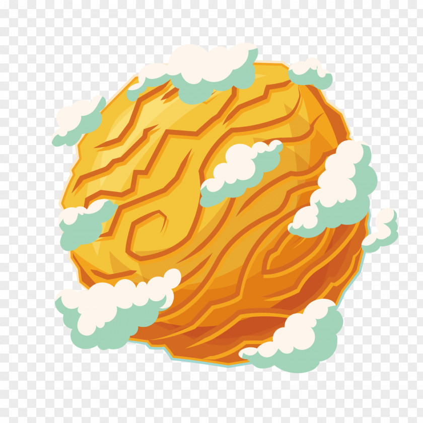 Orange Planet Adobe Illustrator Illustration PNG